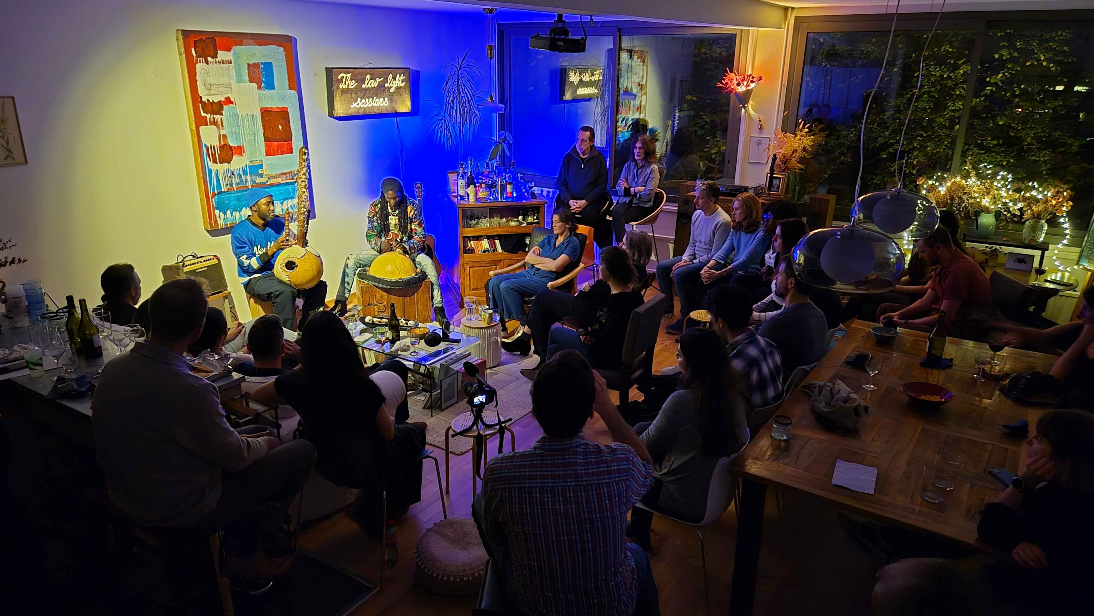 The audience gathered at a Low Light Session in Geneva